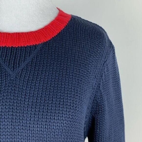 Tommy jeans crewneck sweater size L knit Patriotic - Picture 2 of 7